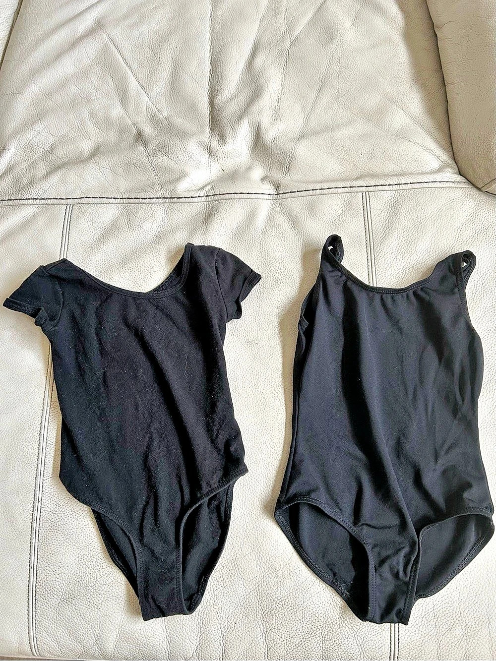 Black Leotards Set, Size 6/6x